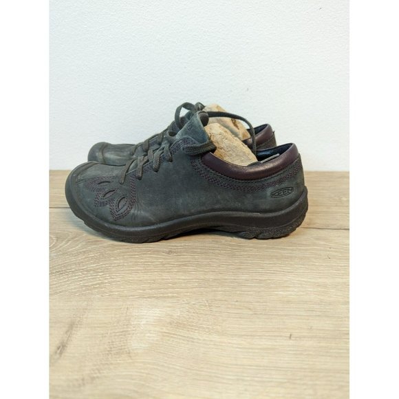 Keen Size 5 Black Barika Lace Up Oxfords Women's Shoes 1009355 - Picture 3 of 9